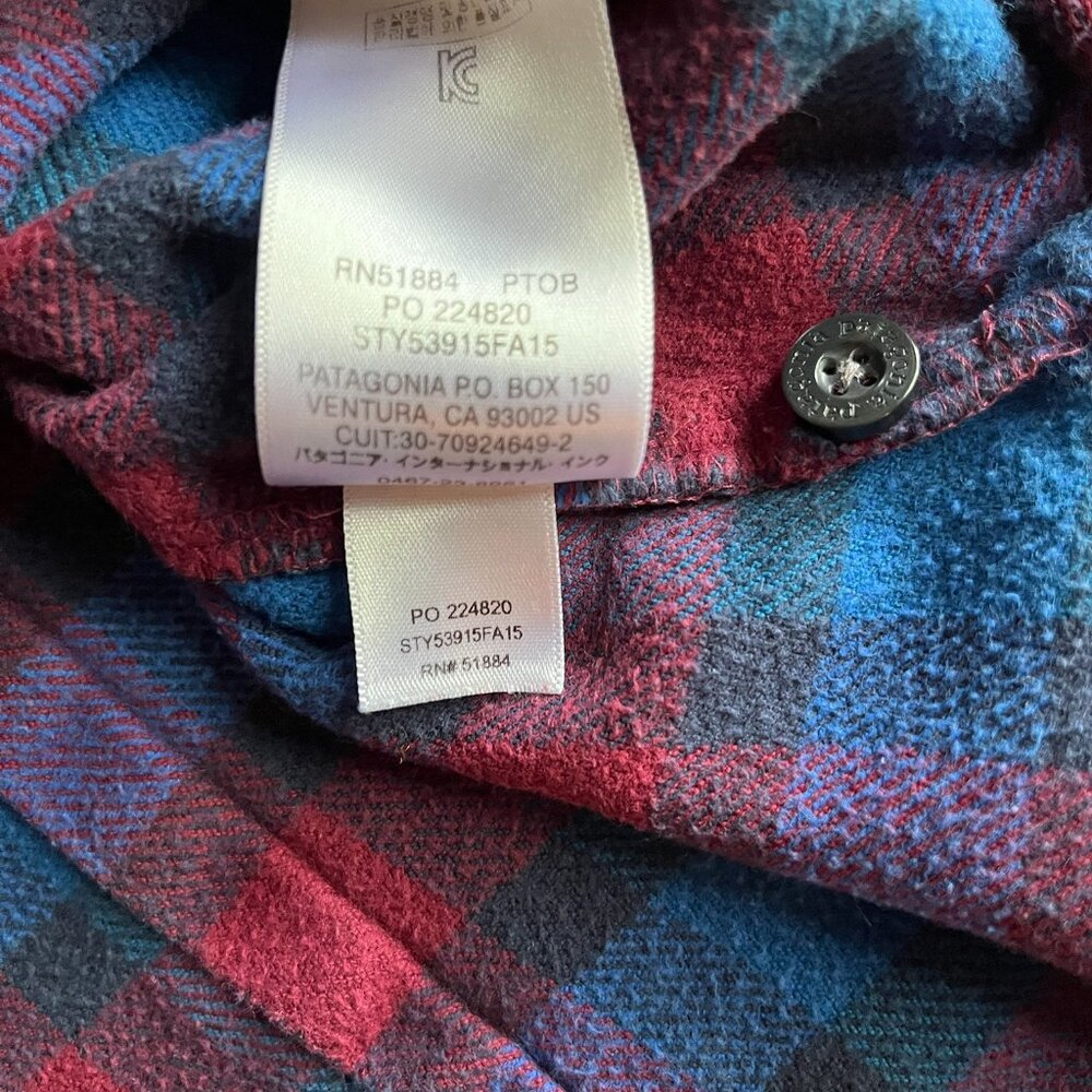 Patagonia organic flannel shirt 0 - Picture 6 of 8